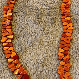 Sandstone necklace 16 inch long